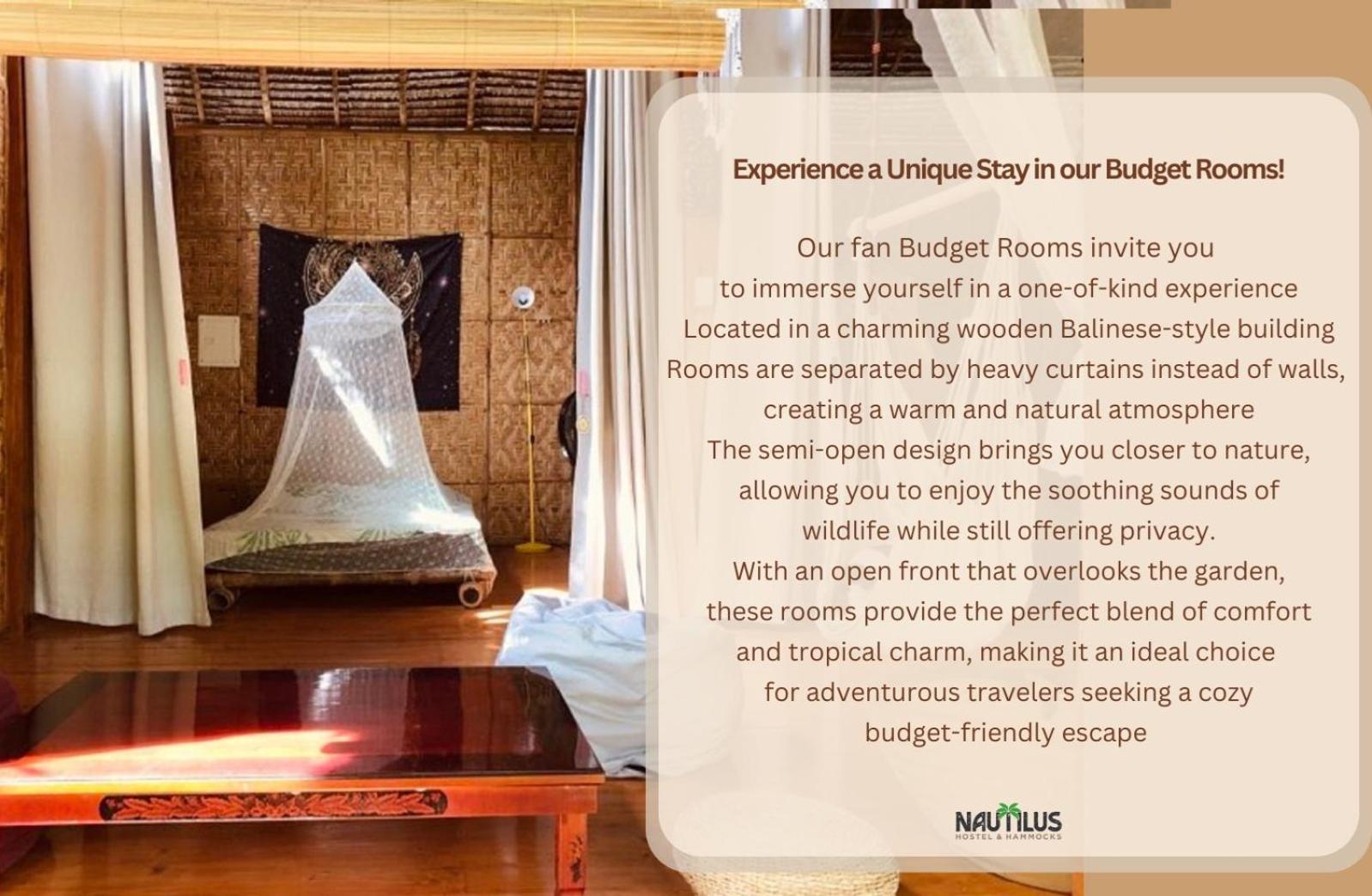 Nautilus Hostel & Hammocks Panglao Dış mekan fotoğraf